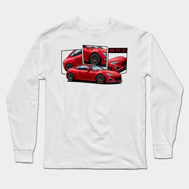 BRZ, JDM Long Sleeve T-Shirt by T-JD